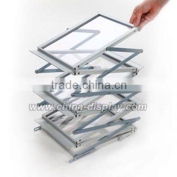 A4 A3 Folding Acrylic Magazine Rack Holder photo-3