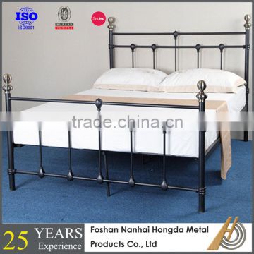 Black King Wrought iron bed furniture