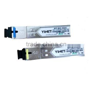 WDM GIGA SFP transceiver 13/15nm 20km with SC connector