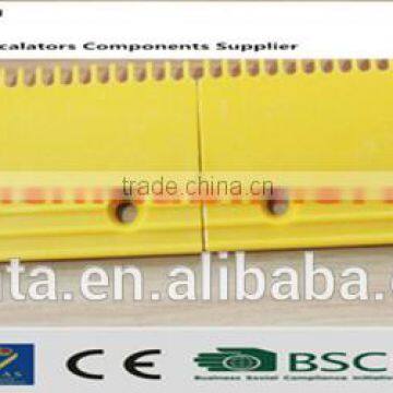 H2200146 Escalator Comb Plate, 163*90*90mm, Plastic, Yellow,19T