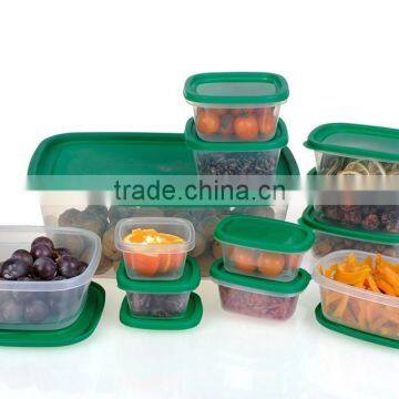 12pcs food container set;Plastic food container;Airtight food container