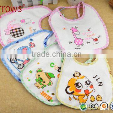 Newborn Baby Dress Desgins Style Saliva Bibs and Burp Clothes Fancy Boy Girl Waterproof Bellyband