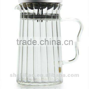 800ml Dancing leaf borosilicate glass teapot