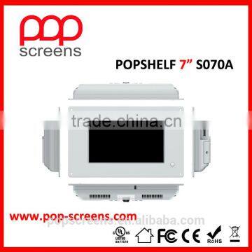 LCD advertising player with bar code reader lcd ad player bus lcd advertising player