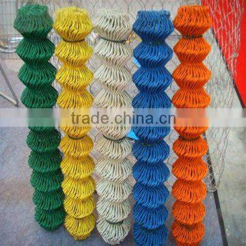 (Factory) PVC Coated Chain Link Fence