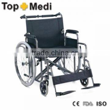 Steel manual wheelchair,bariatric wheelchair,wheelchair for handicapped