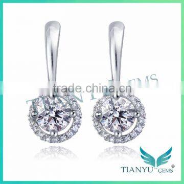 wholesale white moissanite stud earrings the difference between moissanite and diamond moissanite earrings