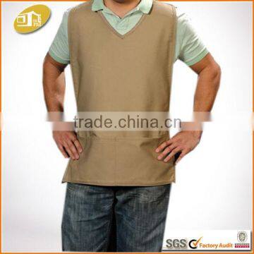 Two Pocket Squared Cobbler Adult Apron with V-Neck