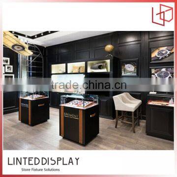 Class/acrylic high-grade branded watch display stand with led lights