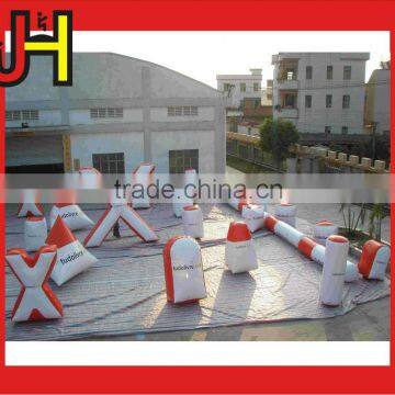 High Quality Laser Tag Game Inflatable Paintball Air Bunkers For Amusement