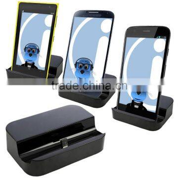 Portable Micro USB Charing Pod Desktop Cradle Dock For Mobile Phones