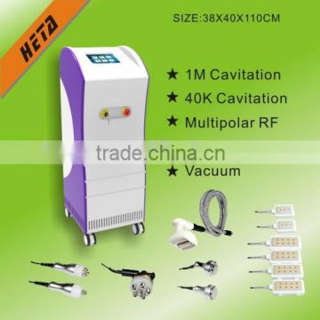 Weight Loss Equipment Slimming Machine H-2004C 7in1 Multifunctional Beauty Equipment Face And Body Slimming Machine Vacuum Rf Roller+tripolar Rf+cavitation Ultrasound Therapy For Weight Loss