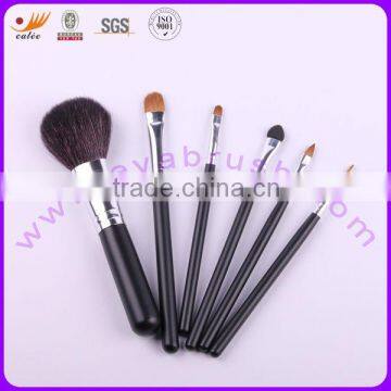 6 Pcs mini make up brush set with OEM design