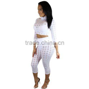 Bonvatt Europe and the United States Sexy Self Cultivation Spent Two Piece Bandage Pants Nightclubs photo-5