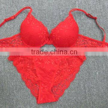 Bonvatt Customized Logo Magic Lift Spandex Polyester Back Closure Active Cute Lace Bra