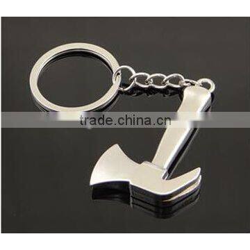 Wholesale shovel metal key chains/ hammer key chains/hardware tools metal key chains on sale