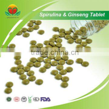 Competitive Price Spirulina & Ginseng Tablet