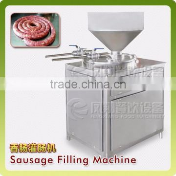 Double Tube Automatic Sausage Filler / High Efficiency Sausage Filling Machine