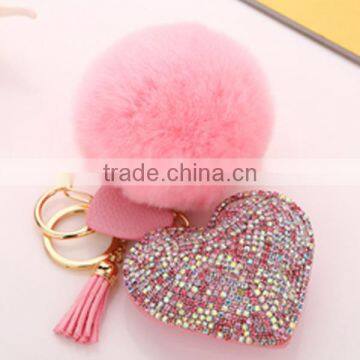 Wholesale korea styling fox fur pompom