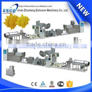 Automatic tortilla chips doritos food machine processing assembly line with fryer