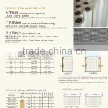 led reflective dotted pattern paper for light guide plate