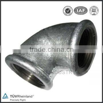 Galvanized sand asting ductile cast iron pipe fitting