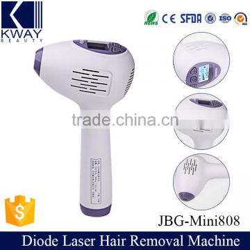 Factory supplier home use 808nm diode laser/mini laser hair removal equipment