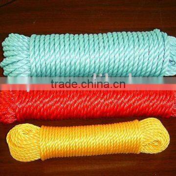 PE color twist rope