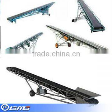 Adjusted direction mobile belt conveyor used in mining and cement industry