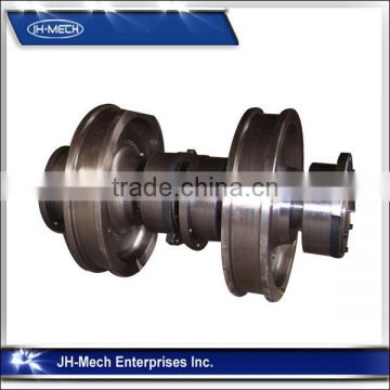 Customized forging wheel used on crane with good design