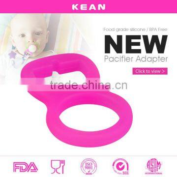 100%Food Grade Silicone Baby Boy Pacifier Clip Holder