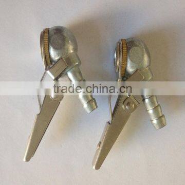 Factory Sales Air chuck With Clip Pump Adapter Aluminum Alloy or Nickel Plating