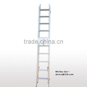 High quality and light weight Industry use straight ladder aluminum folding ladder