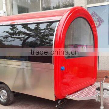 mobile large size food cart cooking trailer