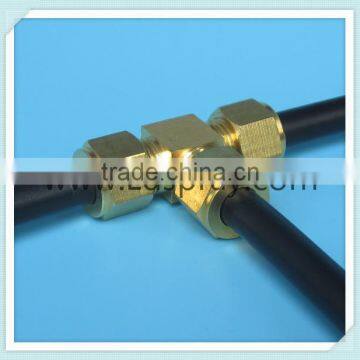 3/8" or 9.52mm Threaded Type Brass Tee Connector in Mist System Field photo-3