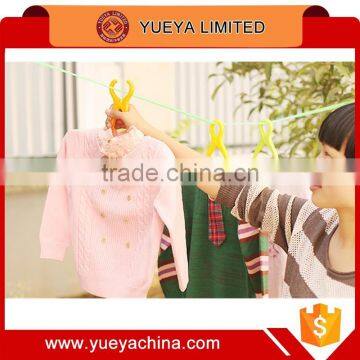 6pcs Windproof Portable Folding Plastic Clothing Coat Hanger Travel Foldable Hanger photo-3