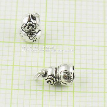 Customized Chinese Zodiac Animals Charm Sterling Silver Beads