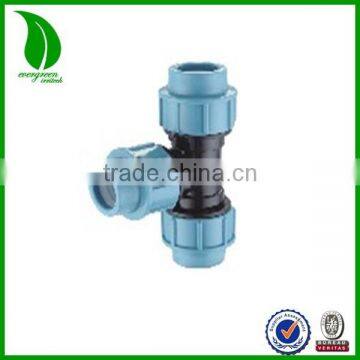 PN16 PP PE COMPRESSION FITTING EQUAL TEE