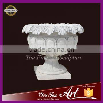 High Quality Handcarved Marble Flower Pot photo-5