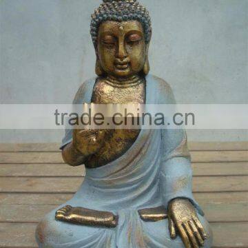 Sitting Fiberstone Buddha Staue for Wholesale photo-2