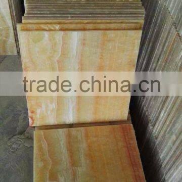 Light Yellow Onyx Tiles Orange Onyx Marble Tile for Walls photo-2