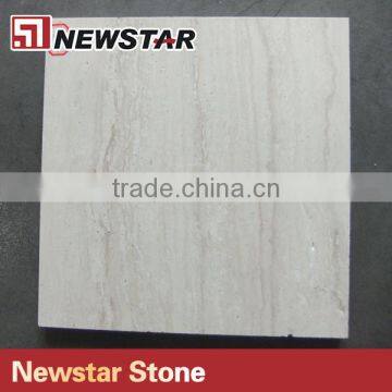 imported white travertine