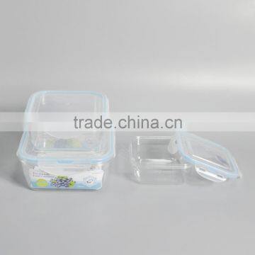 Competitive Price Stackable 3 Pieces Household Food Grade Microwave Plastic Container photo-2