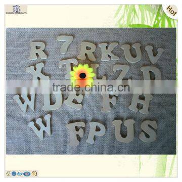 Decorative Christmas Crafts Small Unfinished Plywood Wooden Letters photo-3