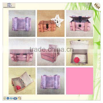 Packing Printed Vintage Plywood Wood Lock Oil Box photo-6