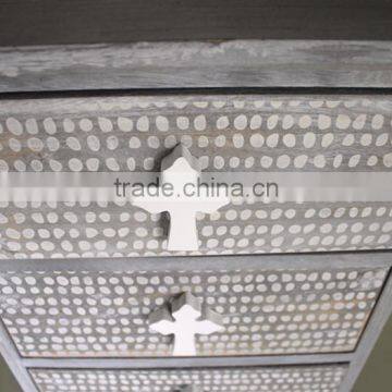 Unfinished Reclaimed Primitive Wood Carving Furniture for 5 Hole photo-2