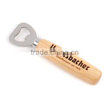 Fancy Trade Assurance Promotion Custom Wood Beer Bottle Opener With Wooden Handle Wholesale photo-3