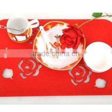 Eco Friendly Polyester Felt Cup Mat for Home and Office photo-2