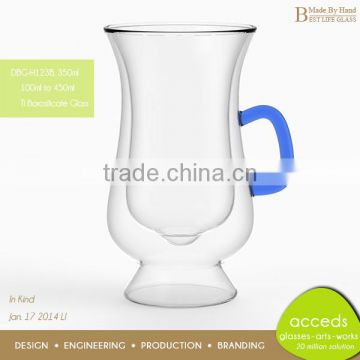 Custom Handmade Pyrex Coloured Glass Tumbler