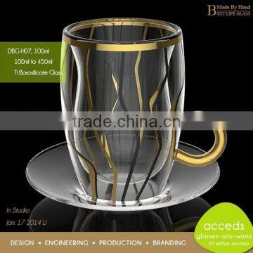Promotional Borosilicate Glass Cup 150ml Milk Glass Cup photo-5